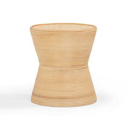 Henri Natural Rattan Side Table - Default Title - Image 2