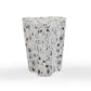 Slab Faux Terrazzo Indoor/Outdoor Side Table - Black and White - Image 3