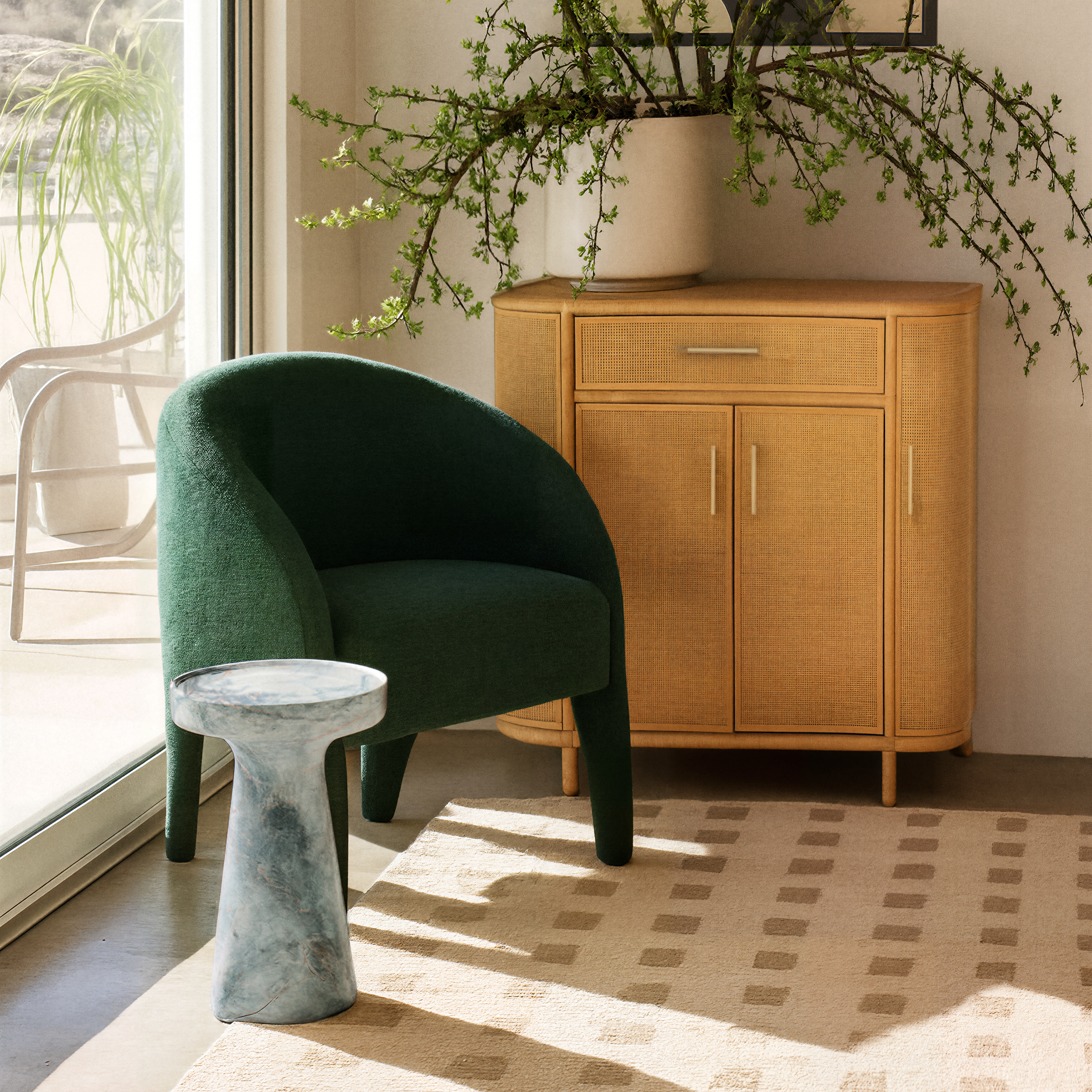 TOV Furniture Zara Side Table - Thumbnail 2
