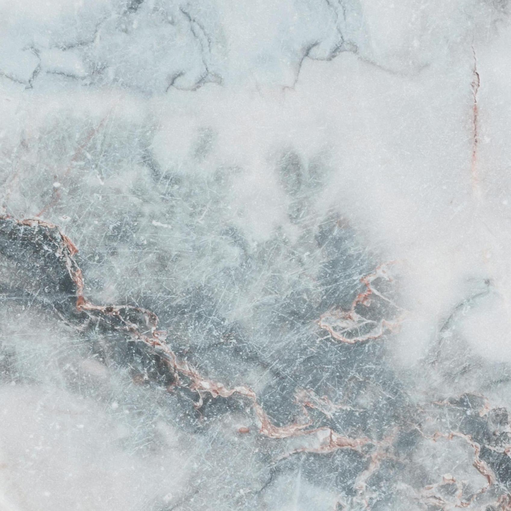 Zara Aegean Marble Indoor/Outdoor Side Table | TOV Furniture