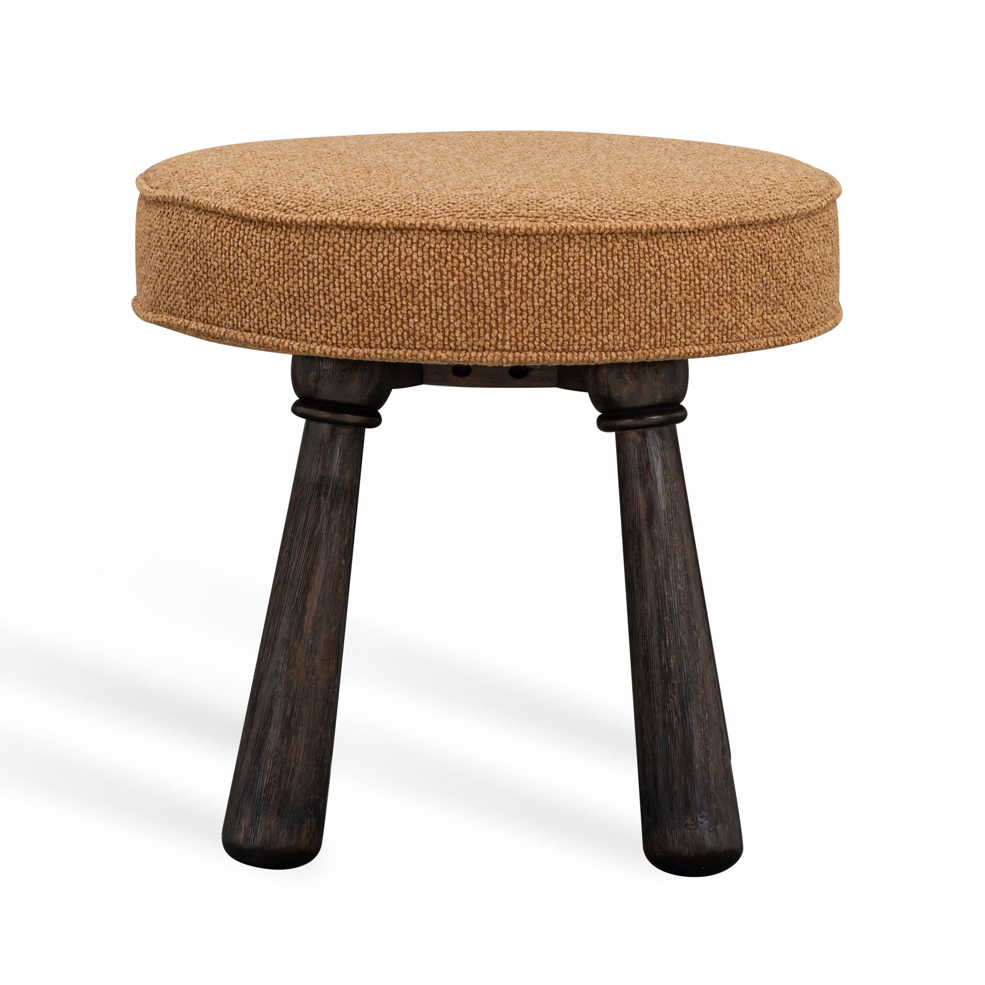 Pookie Performance Boucle Accent Stool - Golden Brown - Image 1
