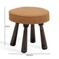 Pookie Performance Boucle Accent Stool - Golden Brown - Image 8