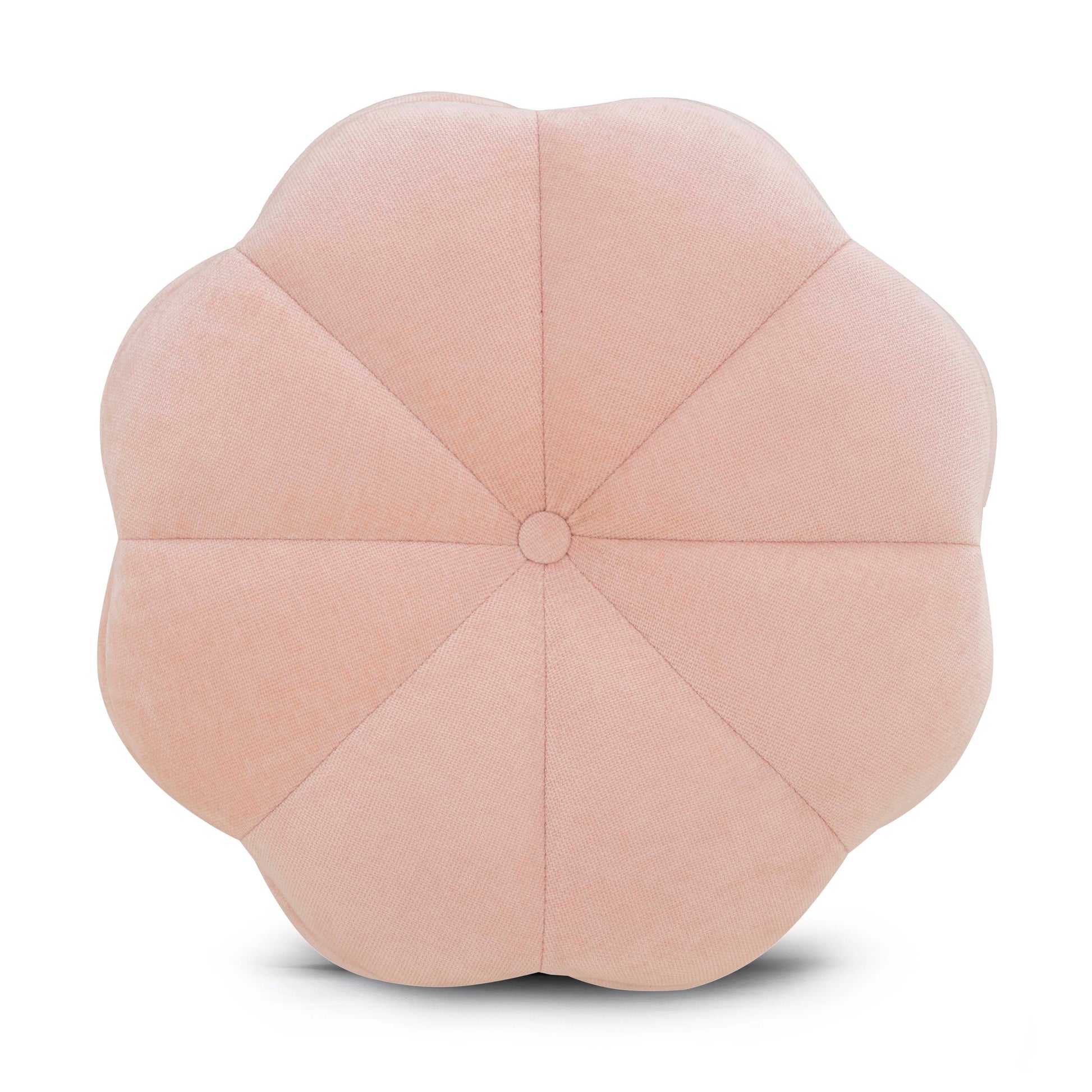Fleur Textured Performance Velvet Storage Ottoman - Pink - Image 5