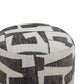 Bisou Performance Jacquard Ottoman - Black - Image 3