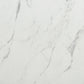 Romy 47" Rectangular Coffee Table - White Marble - Image 7