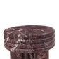 Delta Concrete Indoor/Outdoor Round Side Table - Red Levanto - Image 6