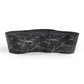 Slab 59" Concrete Indoor/Outdoor Coffee Table - Black Marble - Image 4