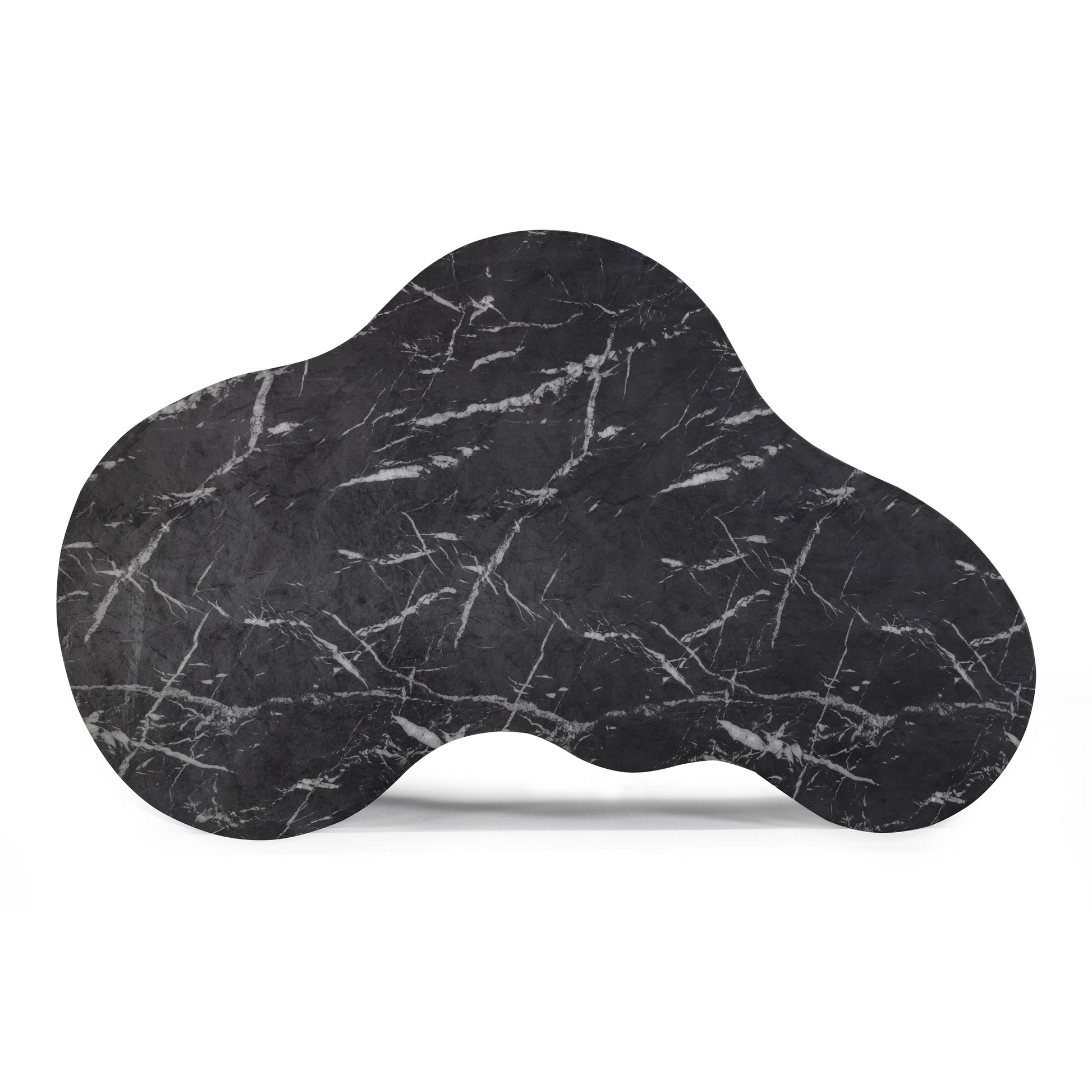 Slab 59" Concrete Indoor/Outdoor Coffee Table - Black Marble - Image 6