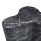 Slab Concrete Indoor/Outdoor Side Table (18"-22") - Black Marble / Tall - Image 6