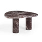 Libby Faux Red Levanto Marble Indoor/Outdoor Coffee Table (36"-48") - 48" - Image 5