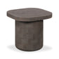 Suraya Indoor/Outdoor Concrete Side Table - Dark Umber - Image 3