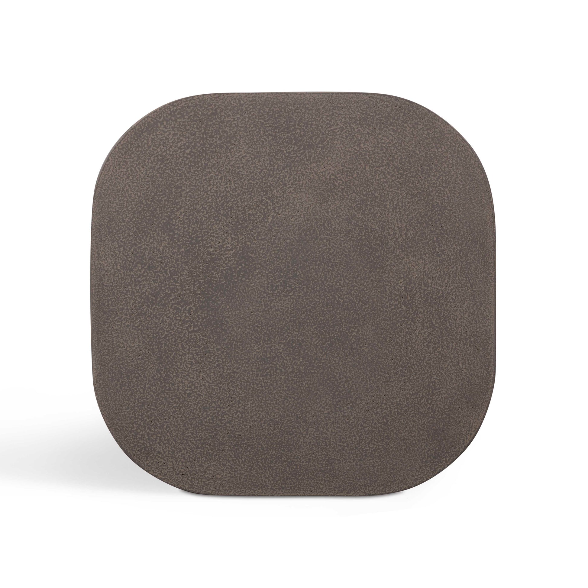 Suraya Indoor/Outdoor Concrete Side Table - Dark Umber - Image 4