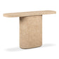 Suraya 55" Indoor/Outdoor Concrete Console Table - Faux Travertine - Image 3