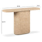 Suraya 55" Indoor/Outdoor Concrete Console Table - Faux Travertine - Image 6