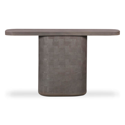 Suraya 55" Indoor/Outdoor Concrete Console Table - Dark Umber - Image 1