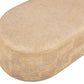 Suraya 55" Indoor/Outdoor Concrete Rounded Coffee Table - Faux Travertine - Image 7
