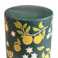 Tempest Citrus Indoor/Outdoor Ceramic Table - Lemon Citrus - Image 3