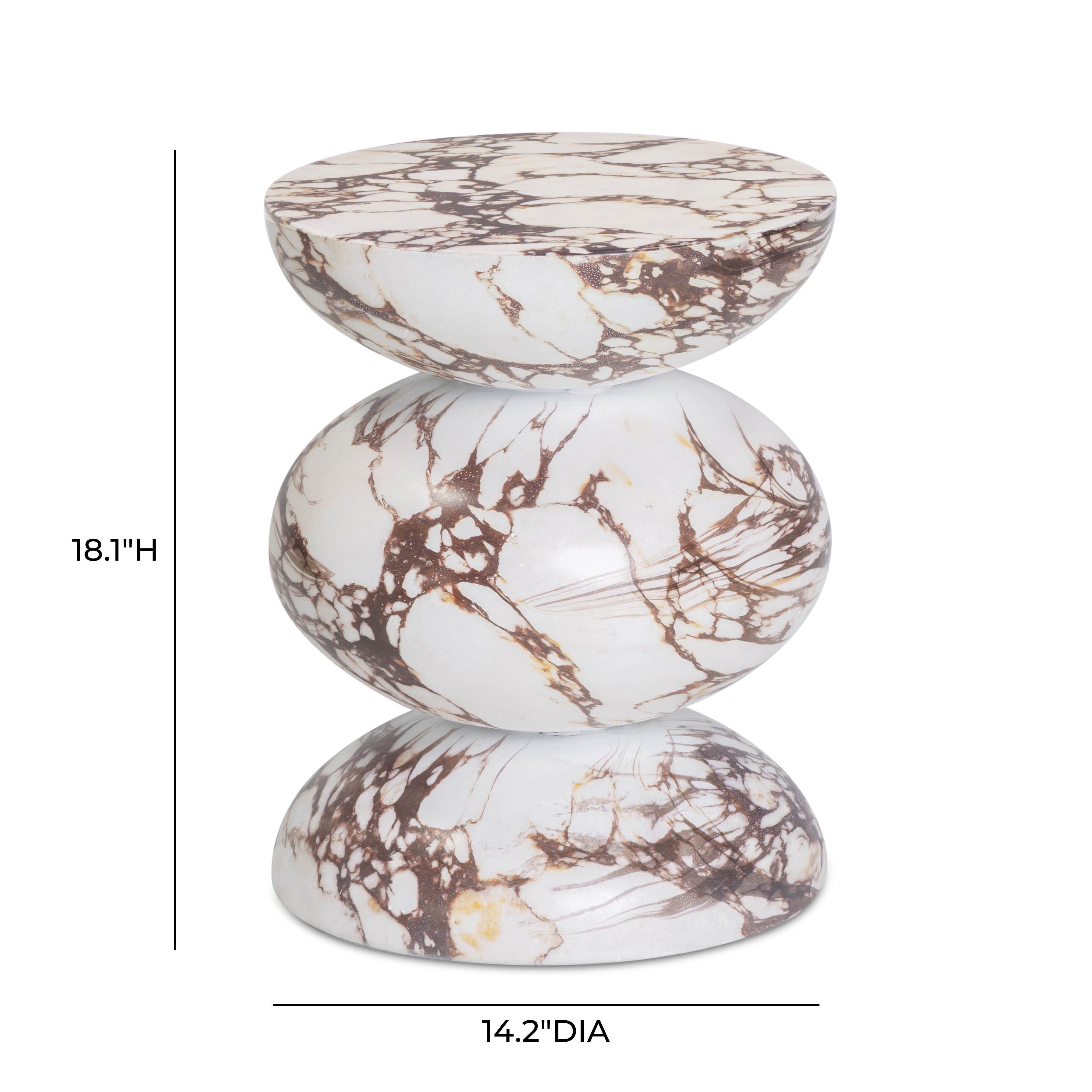 TOV Furniture Pia Side Table - Thumbnail 4