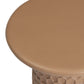Hessa Indoor/Outdoor Concrete Chiseled Side Table - Terracotta - Image 6