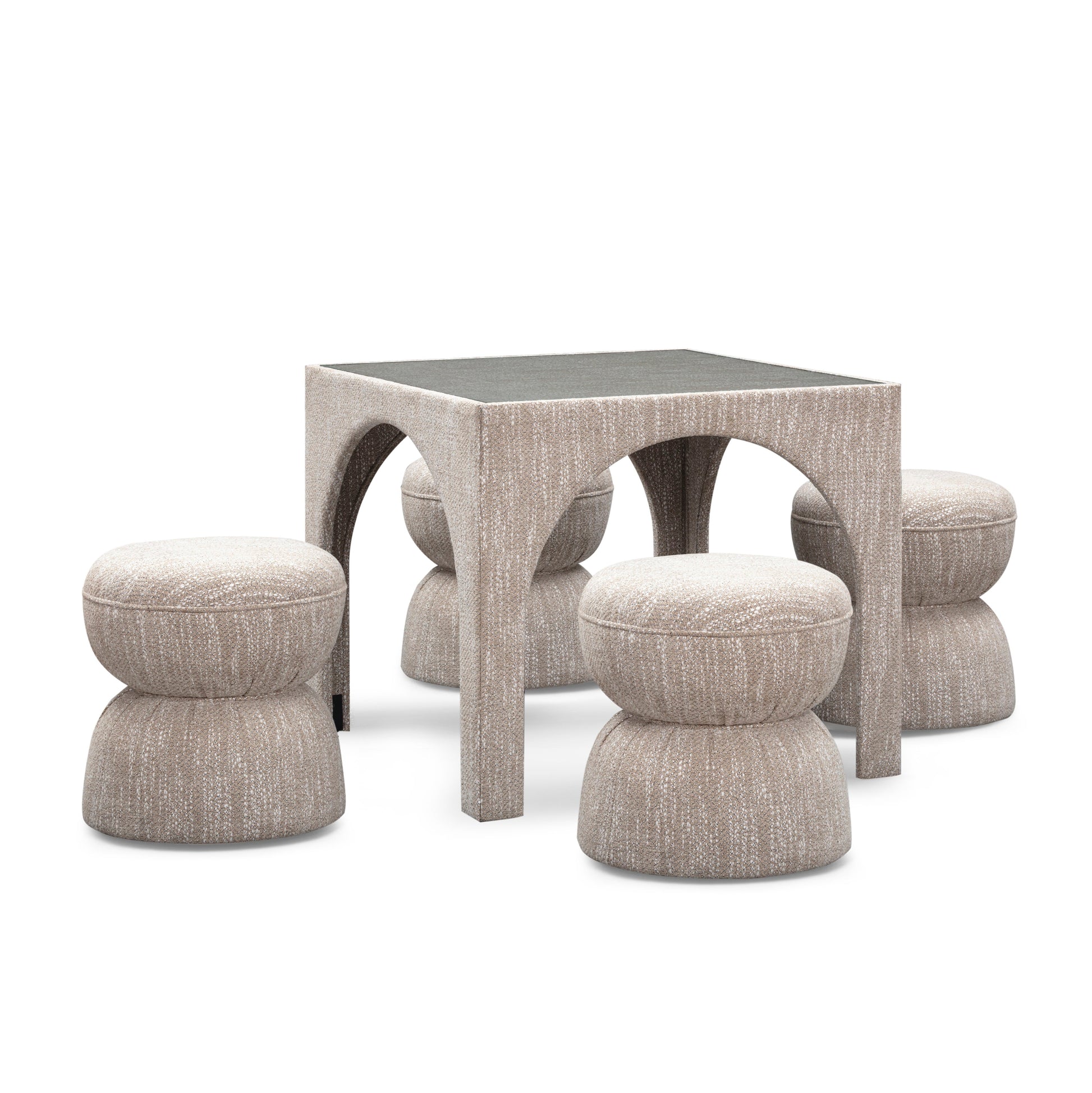 Tomlin 35" Square Mahjong Table - Beige - Image 7