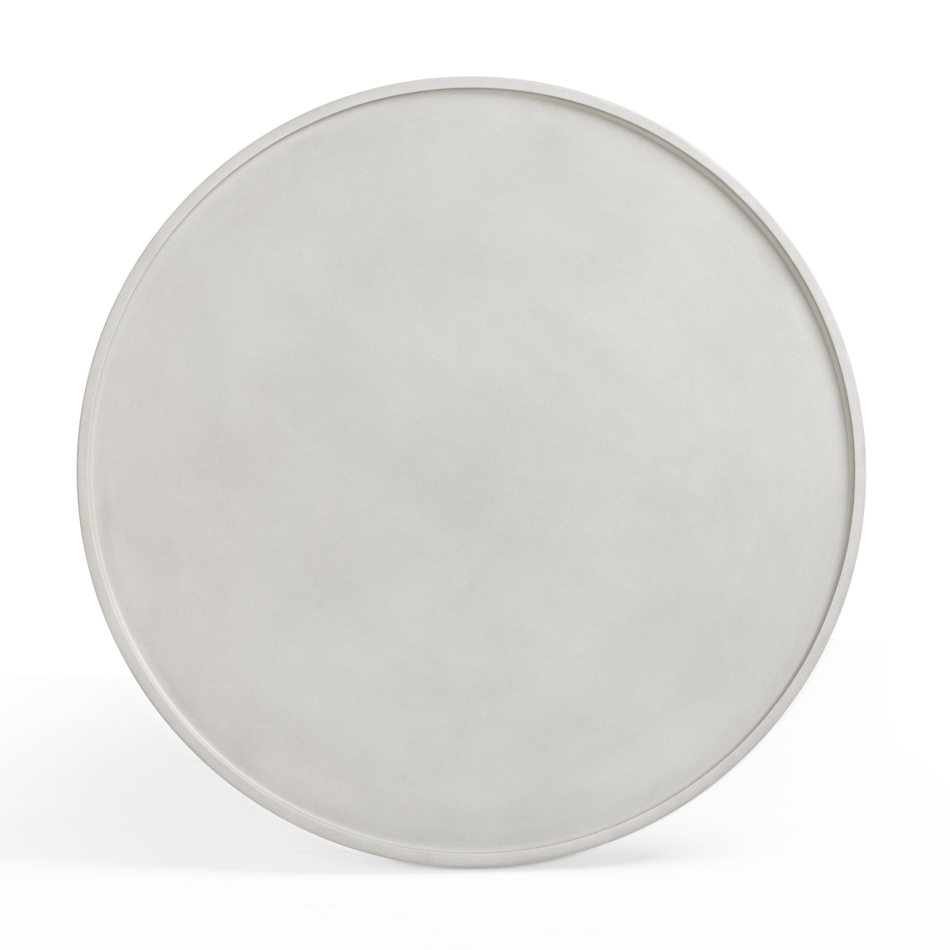 Darcy 36" Concrete Indoor/Outdoor Round Coffee Table - White - Image 5