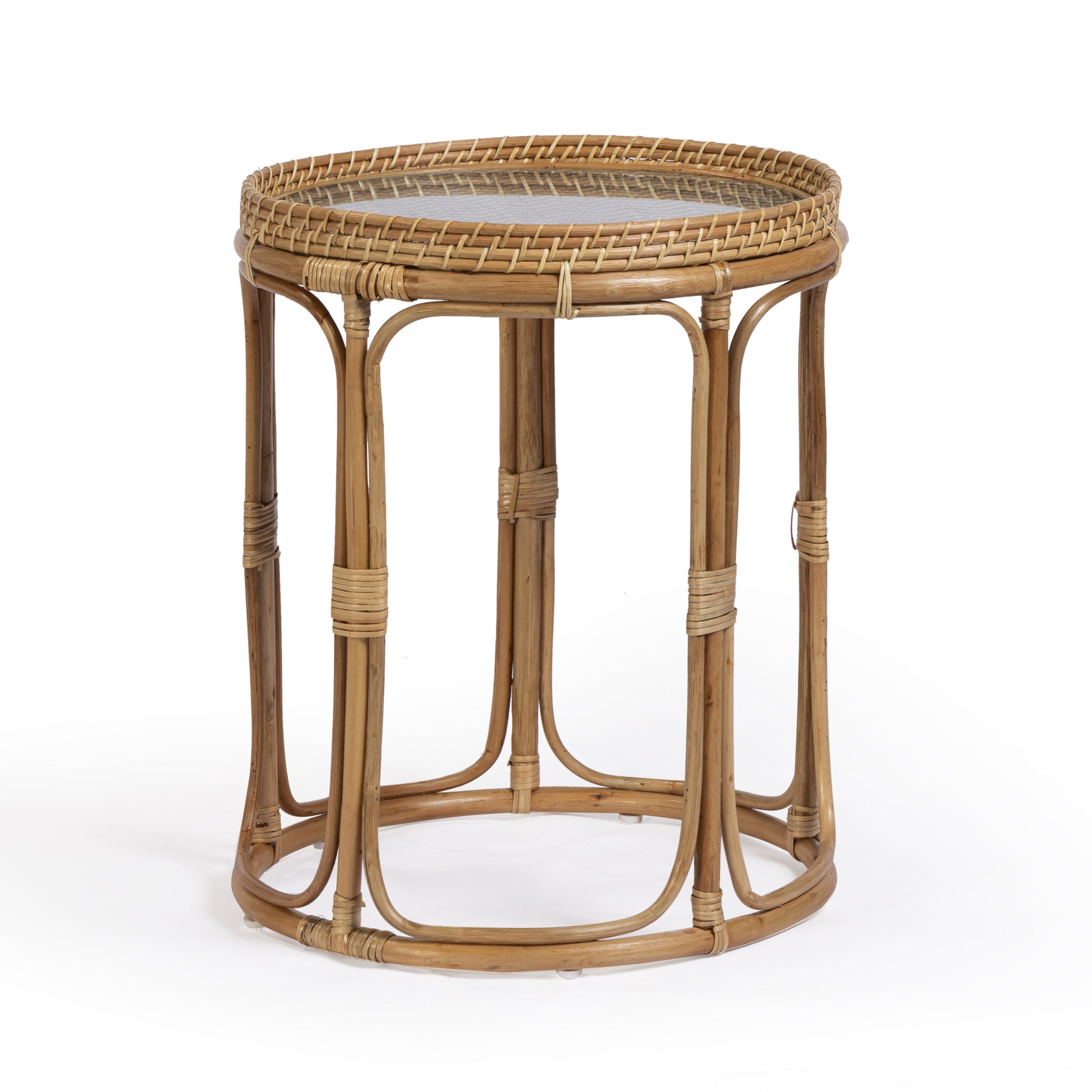 Lindy Rattan Side Table - Image 1
