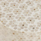 Lorna Capiz Shell Accent Stool - Pearl - Image 5