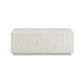 Earl 48" Shell Rectangular Coffee Table - Cream - Image 3