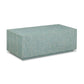 Earl 48" Shell Rectangular Coffee Table - Light Blue - Image 3