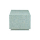 Earl 48" Shell Rectangular Coffee Table - Light Blue - Image 5