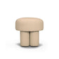 Masha Yellow Gingham Performance Linen Accent Stool - Image 3