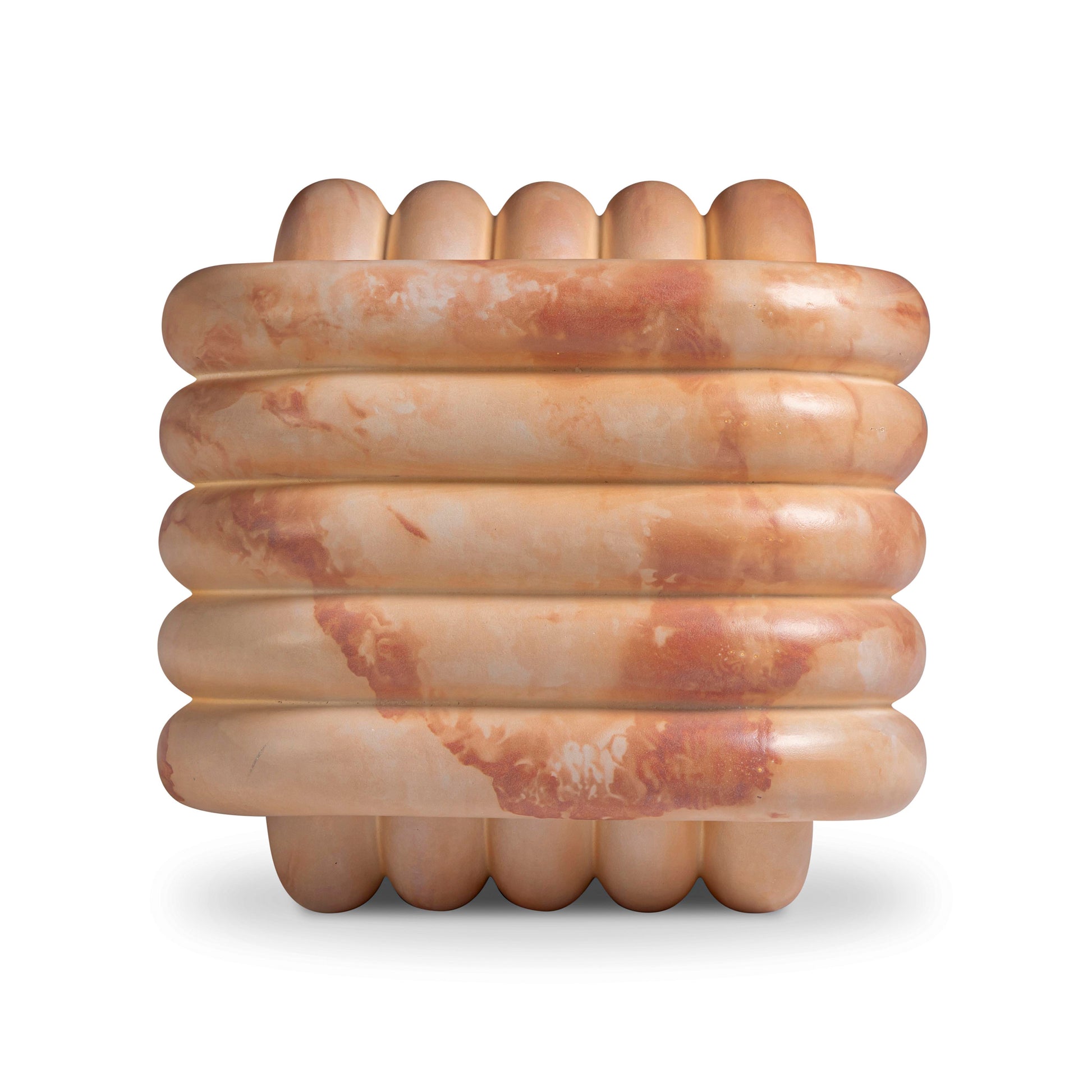 Love Knot Concrete Indoor / Outdoor Accent Stool - Pink Marble - Image 5