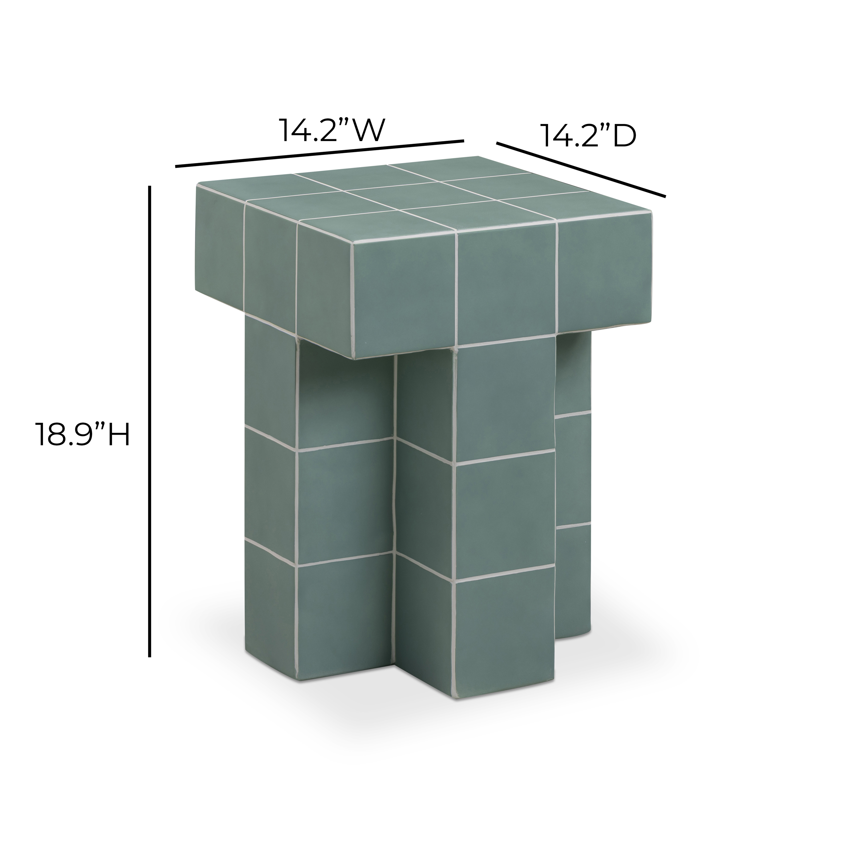 TOV Furniture Alma Tile Side Table - Thumbnail 5