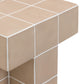 Alma Tile Concrete Indoor/Outdoor Side Table - Taupe - Image 4