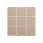 Alma Tile Concrete Indoor/Outdoor Side Table - Taupe - Image 5
