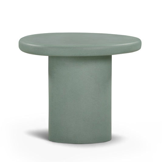Jade Concrete Indoor/Outdoor Side Table - Image 1