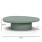 Jade Concrete Indoor/Outdoor Coffee Table (28"-34") - Green / Large - Image 7
