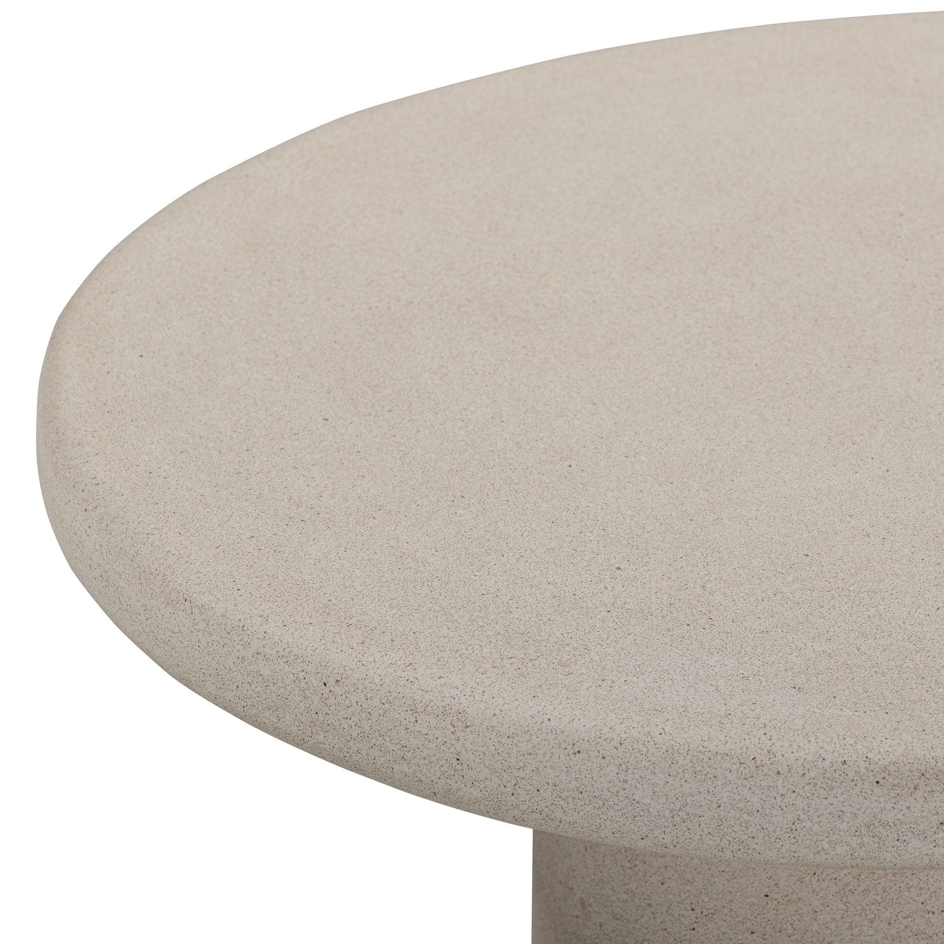 Jade Concrete Indoor/Outdoor Coffee Table (28"-34") - Cream / Medium - Image 5