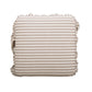 Gertrude Striped Performance Linen Skirted Ottoman - Khaki - Image 4