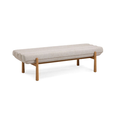 Julianna 56" Textured Performance Fabric Bench - Image 1