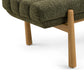 Julianna 56" Textured Performance Fabric Bench - Green - Image 4