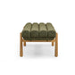 Julianna 56" Textured Performance Fabric Bench - Green - Image 5