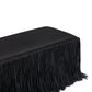 Shag Me 50" Performance Vegan Leather Bench - Black - Image 5