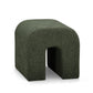 Desi Woven Performance Fabric Ottoman - Green - Image 3