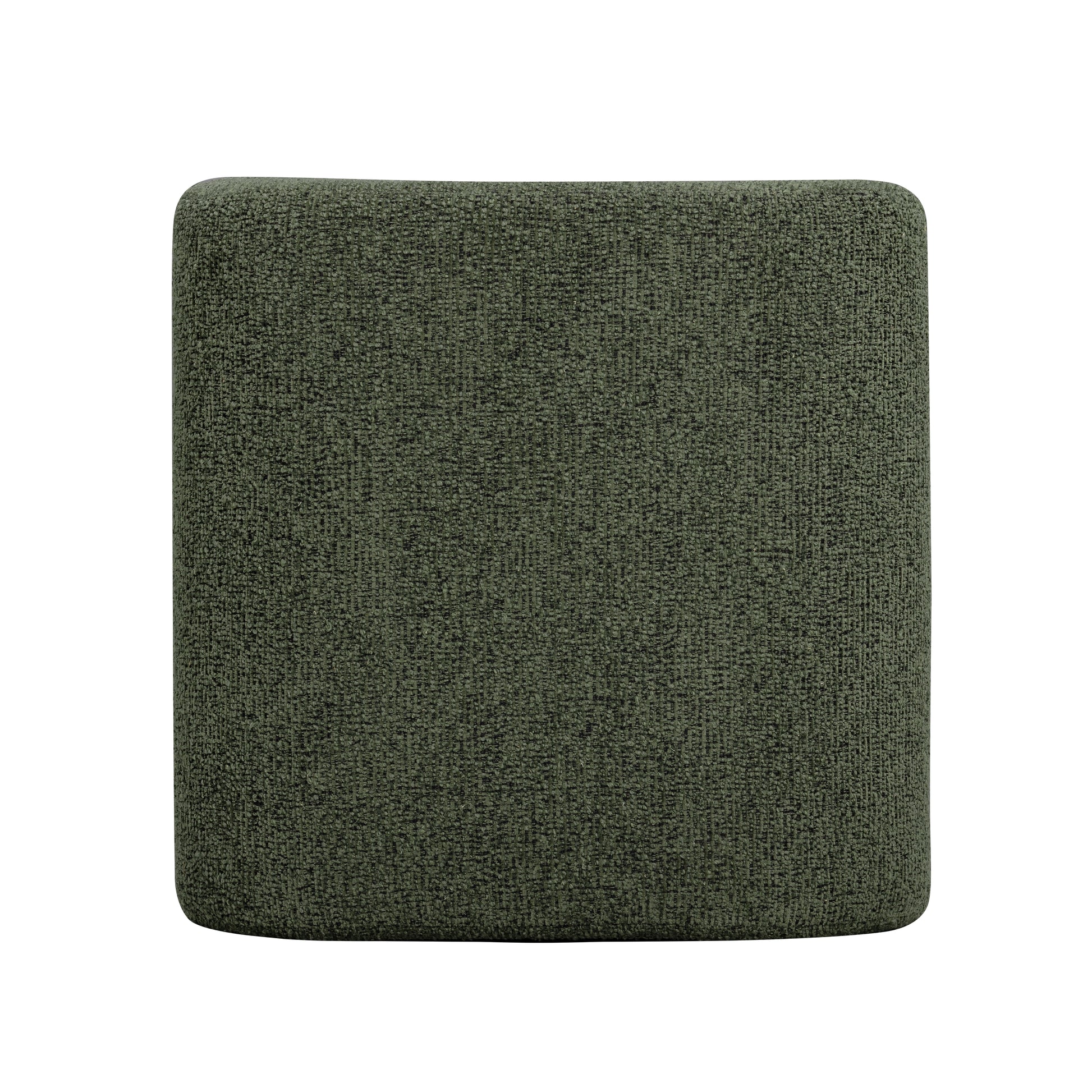 Desi Woven Performance Fabric Ottoman - Green - Image 6