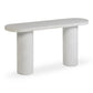 Darcy 59" Concrete Indoor/Outdoor Console Table - White - Image 3