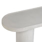 Darcy 59" Concrete Indoor/Outdoor Console Table - White - Image 4
