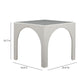 Tomlin 35" Square Mahjong Table - Cream - Image 6