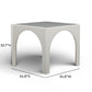 Tomlin 35" Square Mahjong Table - Cream - Image 6