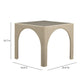 Tomlin 35" Square Mahjong Table - Tan - Image 6